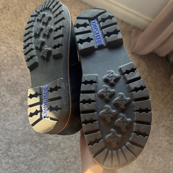 Birkenstock Black Nubuck Leather Stalon Ankle Boots size 41 - Picture 2 of 4